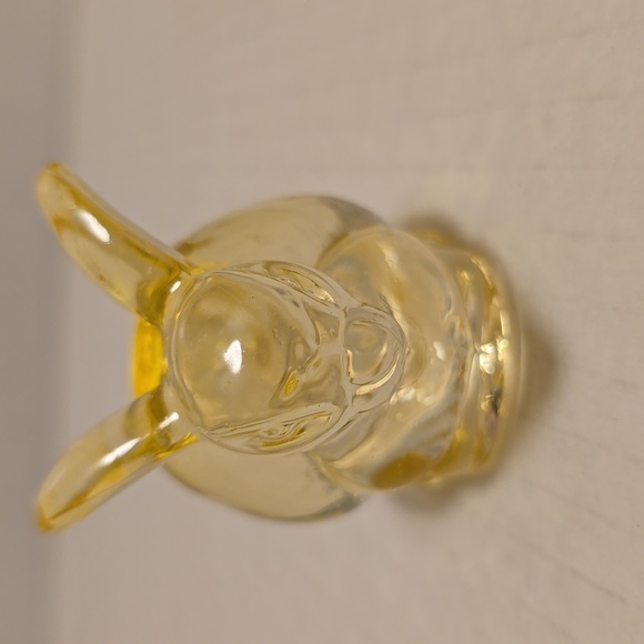 Yellow Glass Rabbit Candle Holder - Picture 6 of 16